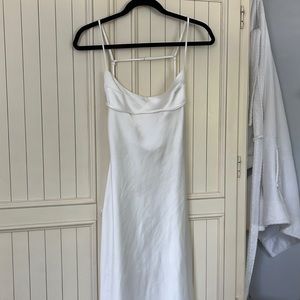 Zara satin midi dress